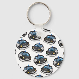vintage Cop Car Keychain