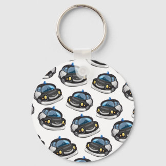 vintage Cop Car Keychain