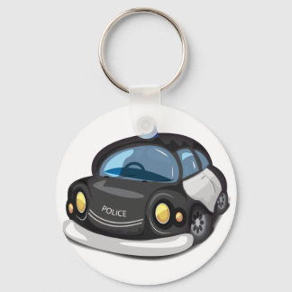 vintage Cop Car Keychain