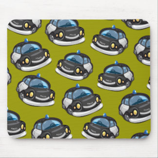 Vintage Cop Car Mouse Pad