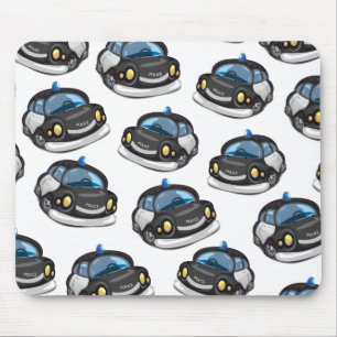 vintage Cop Car Mouse Pad