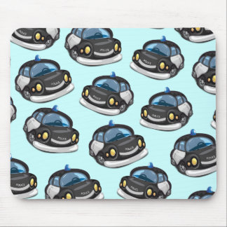 Vintage Cop Car Mouse Pad