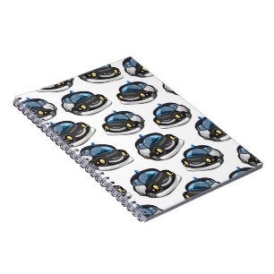 vintage Cop Car Notebook