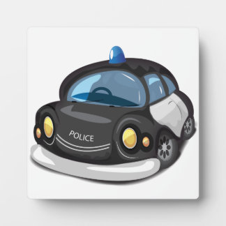 Vintage Cop Car Plaque