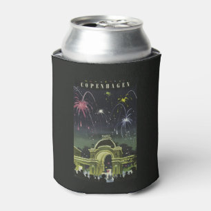 Vintage Copenhagen Denmark custom can cooler