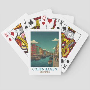 Vintage Copenhagen Denmark Historic Architecture Playing Cards