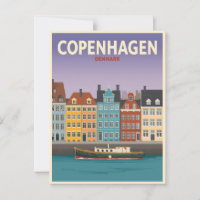 Vintage Copenhagen Denmark Travel