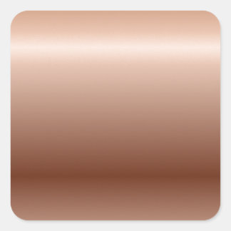 Vintage Copper #14 Square Sticker