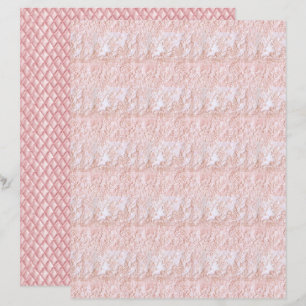 Vintage Coquette Floral Lace Scrapbook Paper