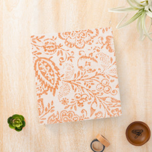 Vintage Coral Floral Classeur