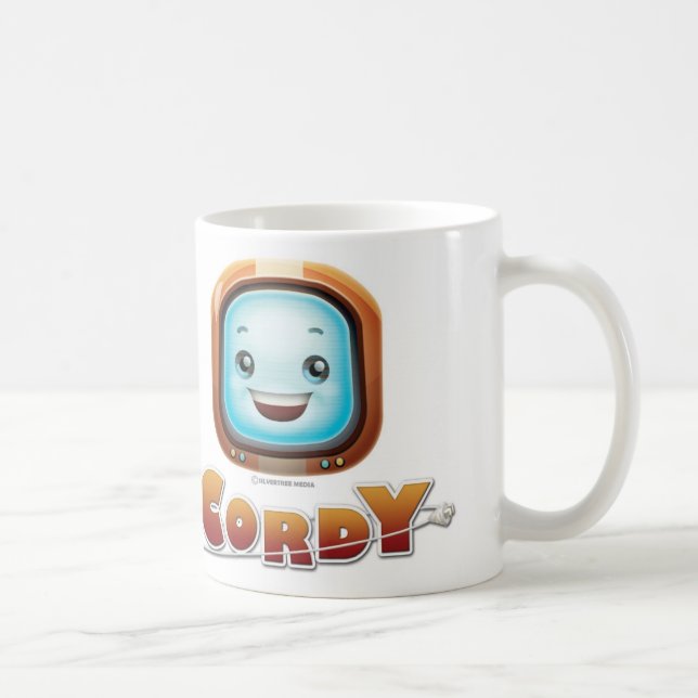 Vintage Cordy White Mug (Right)
