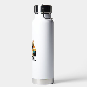 Vintage Corgi Dad Engraving Dog Lover Shirt Design Water Bottle