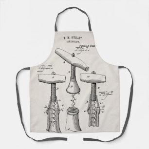 Vintage Corkscrew Apron