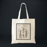 Vintage Corkscreww Illustration Tote Bag<br><div class="desc">A vintage corkscrew patent illustration repurposed on a tote bag.</div>