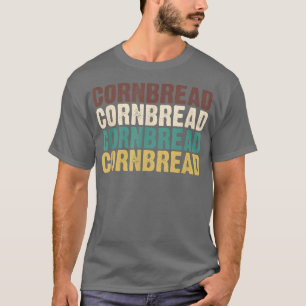 Vintage Cornbread Baking Bread Lovers Retro Pastry T-Shirt
