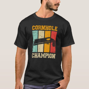 Vintage Cornhole Champion Cornhole Bean Bag T-Shirt