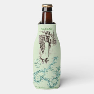 "Vintage Cornish Fishwife" Bottle Cooler