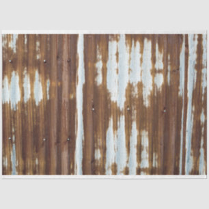 Vintage Corrugated Tin Tissue Paper