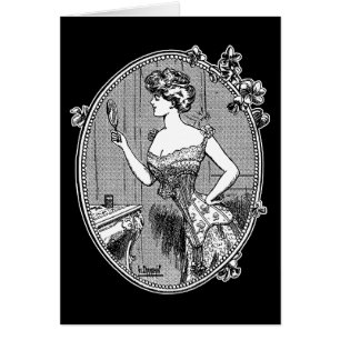 Vintage Corset Lady