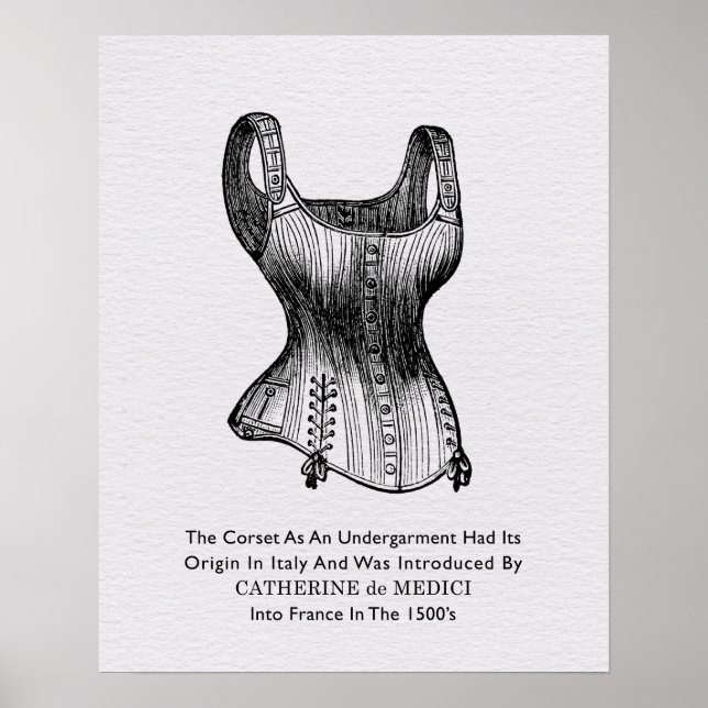 Vintage Corset Poster (Front)