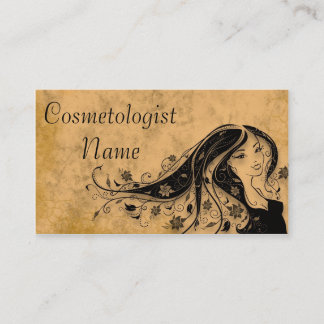 Vintage Cosmetologist Beauty Salon Hairdresser Appointment Card