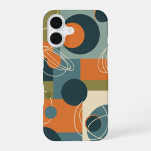 Vintage Cosmic Cartography Pattern iPhone 16 Case