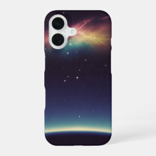 Vintage Cosmic Horizon iPhone 16 Case