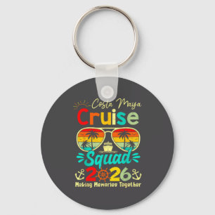 Vintage Costa-maya Cruise Squad 2026 Cruising Ship Keychain