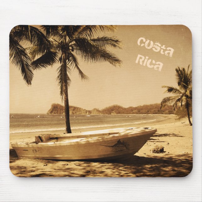 Vintage Costa Rica Playa Mouse Pad (Front)