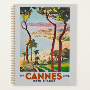 Vintage Cote D'Azur Cannes Planner