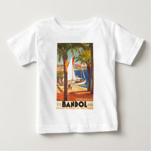 Vintage Cote D'Azur French Travel Baby T-Shirt