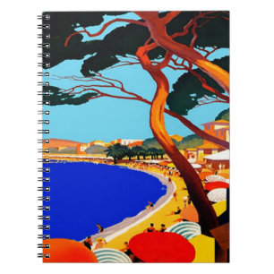 Vintage Cote D'Azur French Travel Notebook