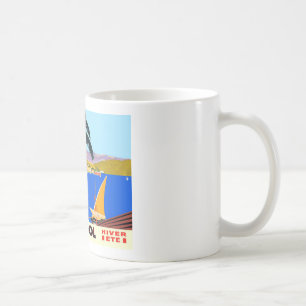 Vintage Cote D'Azur Travel Coffee Mug