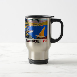 Vintage Cote D'Azur Travel Mug