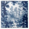 Vintage Cottage Landscape Toile-Blue & White