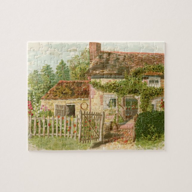 Vintage Cottage Puzzle (Horizontal)