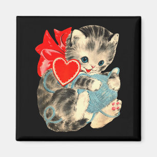 Vintage Cottagecore Retro Valentine Shop Uni Adult Magnet