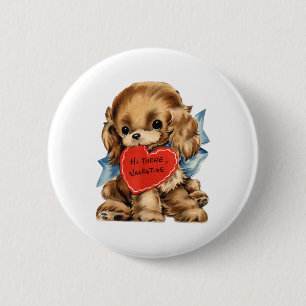 Vintage Cottagecore Retro Valentine Shop Uni Kids 2 Inch Round Button