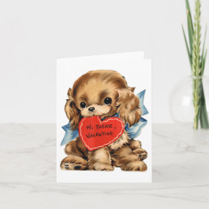 Vintage Cottagecore Retro Valentine Shop Uni Kids  Card