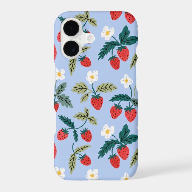 Vintage Cottagecore Strawberry Pattern (Back)