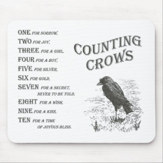 Vintage Counting Crow Rhyme Mousepad