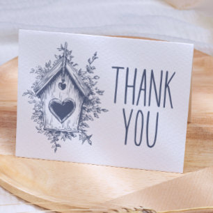 Vintage Country Charm Baby Shower Thank You Card