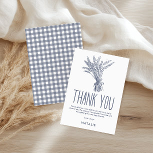 Vintage Country Charm Baby Shower Thank You Card