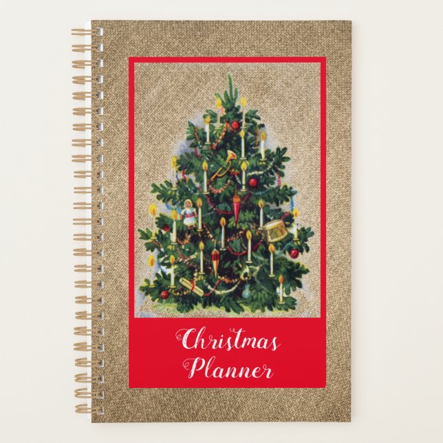 Vintage Country Christmas Tree Planner (Devant)