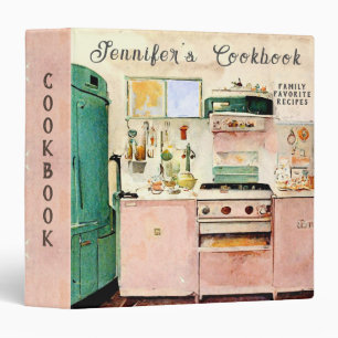 Vintage Country Kitchen Cookbook Binder
