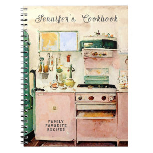 Vintage Country Kitchen Cookbook Notebook