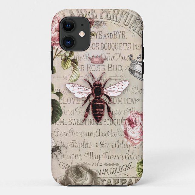 Vintage Country Queen Bee Case-Mate iPhone Case (Back)