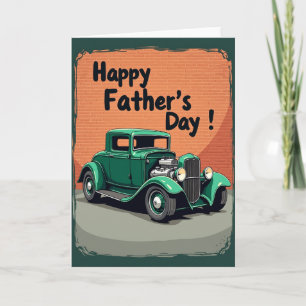 Vintage Coupe Fathers Day Card