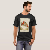 Vintage Couple Bird Art