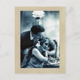 Vintage Couple Postcard